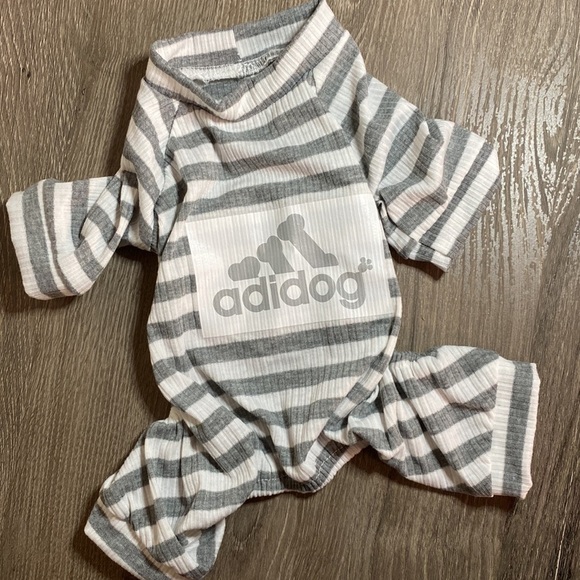 Adidog Striped Pajamas - Toy Breed - Picture 2 of 4